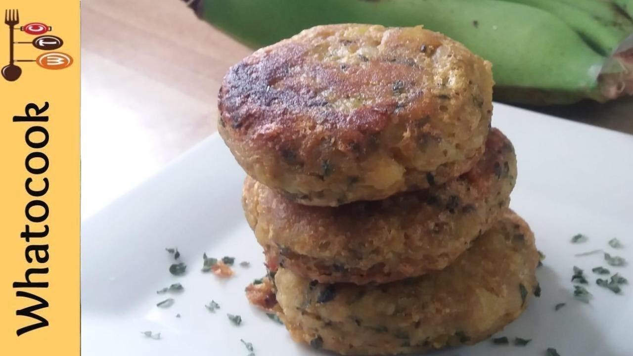 How To Make Gluten Free Green Banana Kebab | #VegandEatz