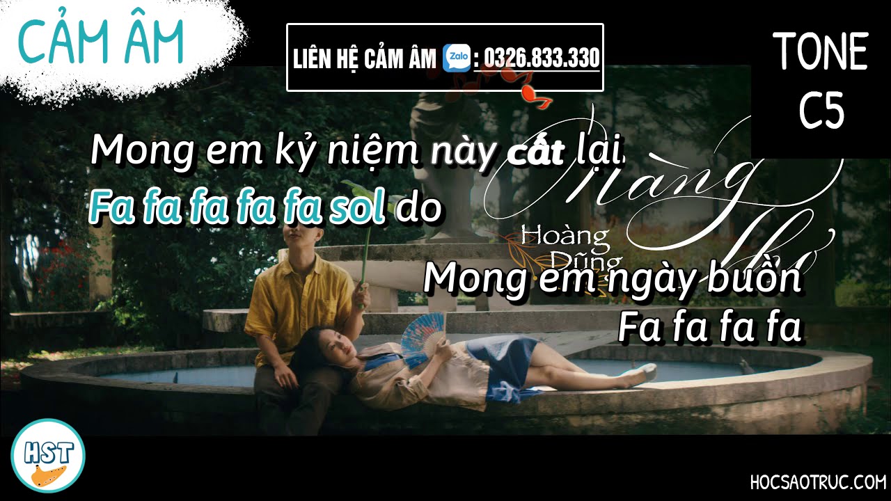 Cảm &acirc;m N&agrave;ng Thơ - Nguyễn Ho&agrave;ng Dũng Beat C5 (Tone Đ&ocirc;) Cực Hay