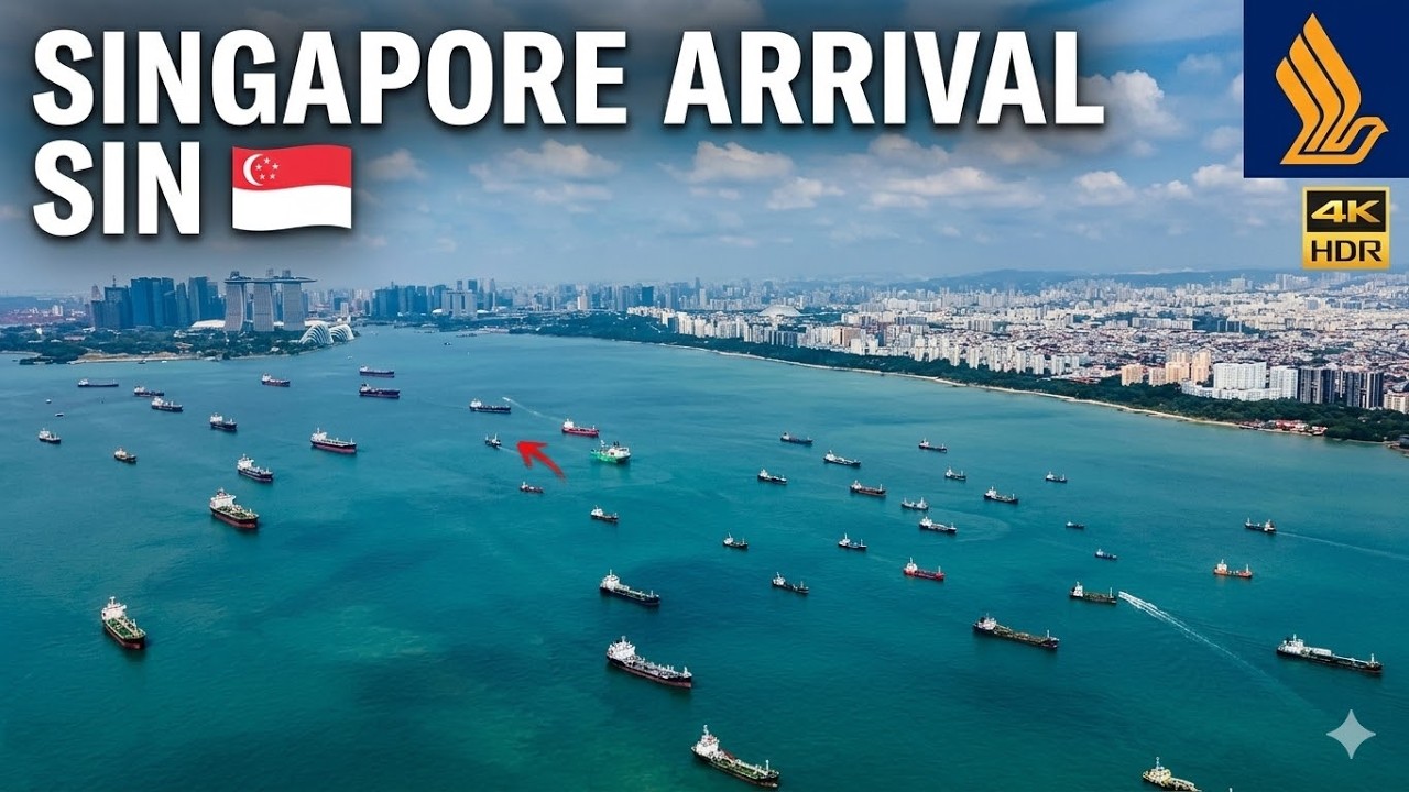 Arriving at the World’s Best Airport: Full 4K Approach to Singapore SIN