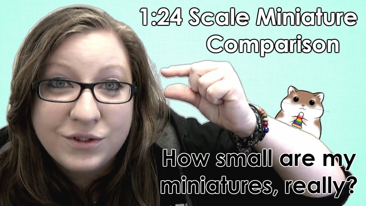 How Small Are My 1:24 Scale Miniatures?? Let Me Show You! | Face Reveal | Dollhouse | DIY
