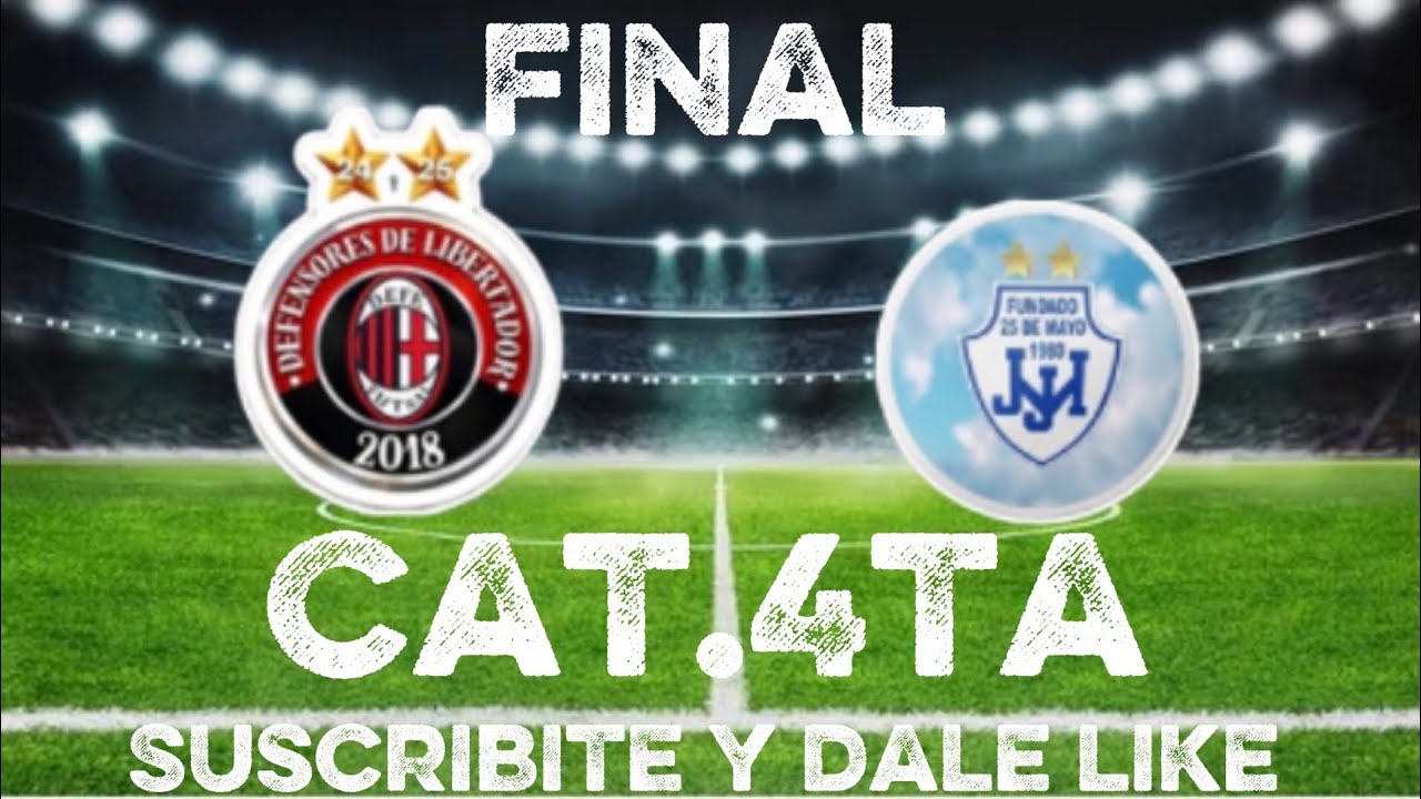 FiNAL !!! Defe de libertador vs La Junta cat.4ta 1er tiempo 
