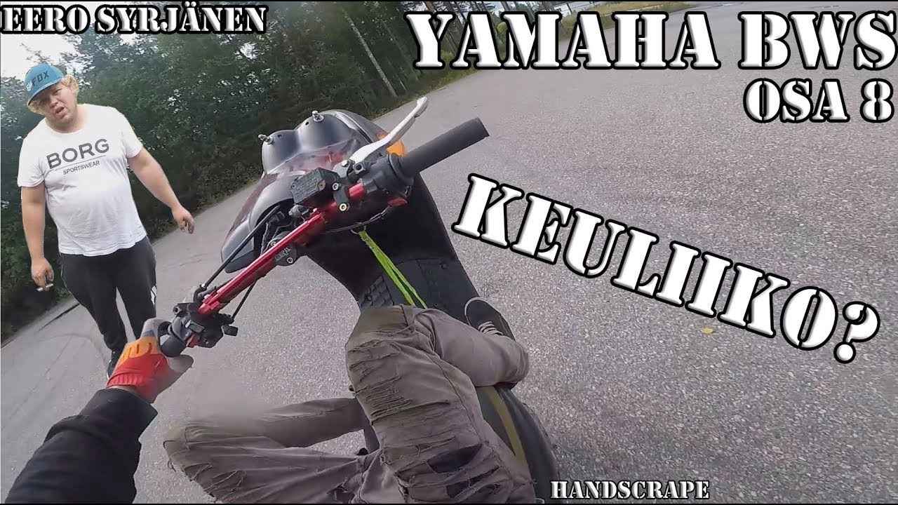 KAASUTTIMEN SÄÄTÖÖ + KOEAJO/STUNTTIA || YAMAHA BWS STUNTTI Skootteri Projekti osa8