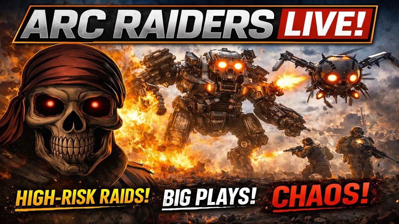 ARC Raiders LIVE – High-Risk Raids, Big Plays & Chaos | Extraction Shooter Gameplay