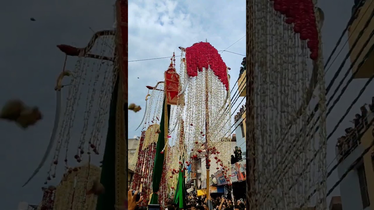 8th moharram Amroha juloos 2025 || #amroha #juloos #azadari #2025 #alam #matam_hi_matam #nohay