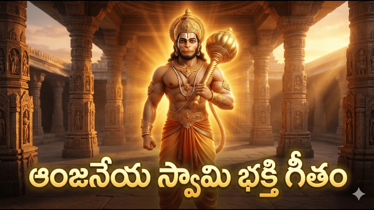 ఆంజనేయ స్వామి భక్తి గీతం | జయ జయ ఆంజనేయా | Hanuman Chanting Bhajan Telugu | Telugu Dhvani