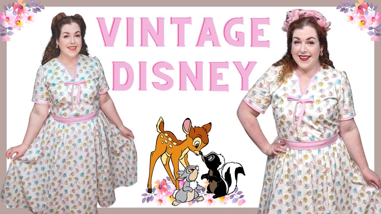 I used a Vintage 1955 Simplicity Pattern to Make a Dress for Disneyland
