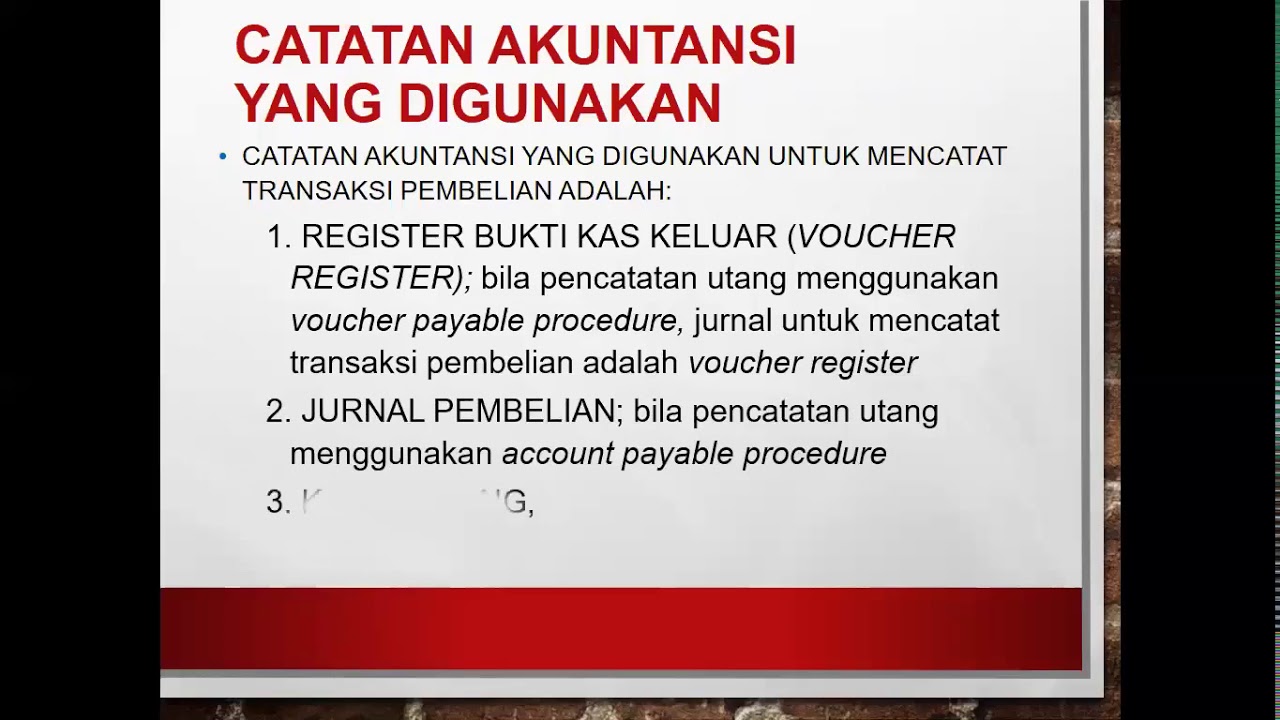 Sistem akuntansi pembelian