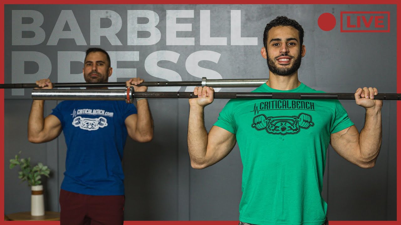 Upper Body PUMP Workout with Just a Barbell!