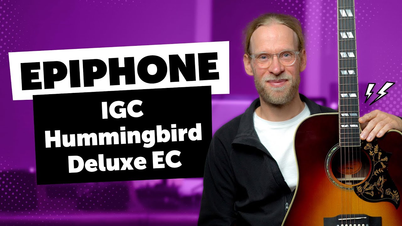 Epiphone IGC Hummingbird Deluxe EC | NOT a Reissue! | Sound Demo