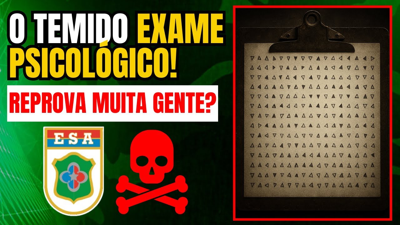 EXAME PSICOLÓGICO DA ESA | TUDO QUE VOCÊ PRECISA SABER!