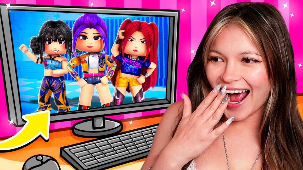Я играл в K-pop Demon Hunters на Roblox.