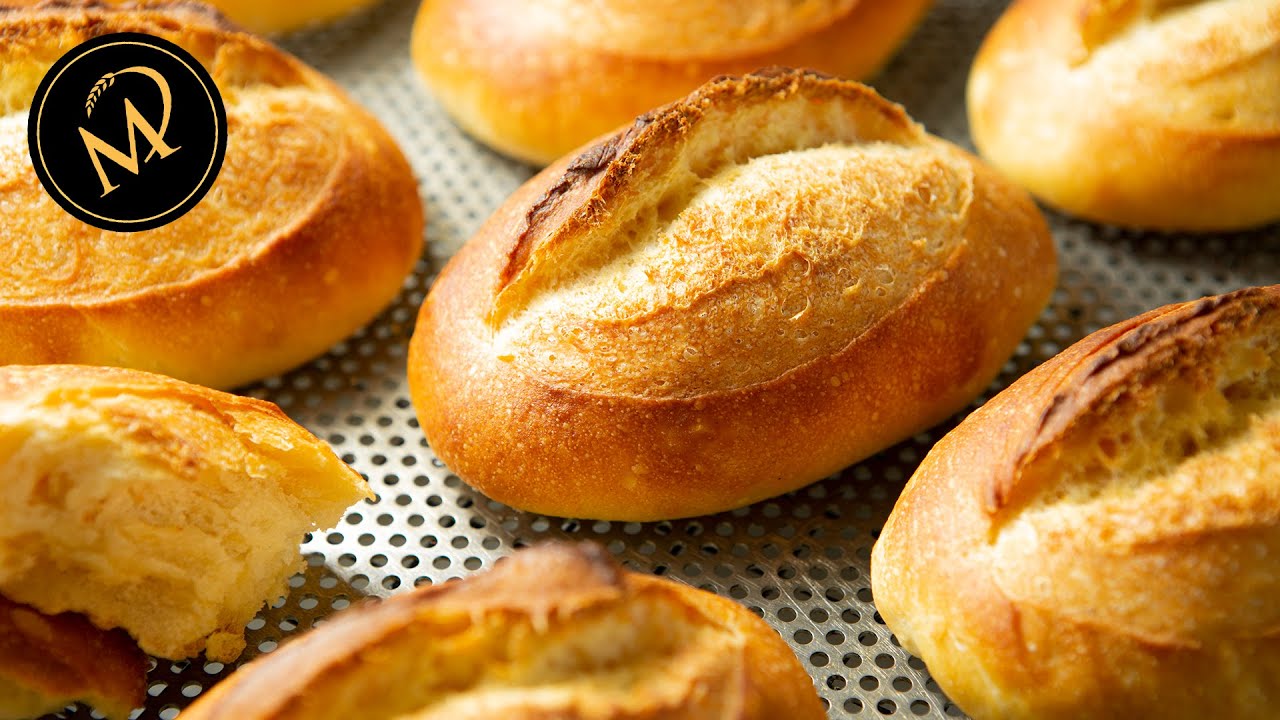 Hartweizen Krusties, beste Hartweizen Brötchen ganz einfach selber backen