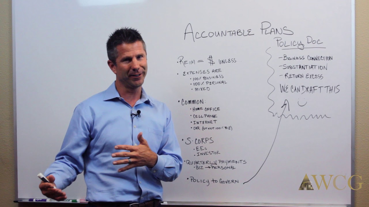 Accountable Plan | WCG Inc. | Jason Watson, CPA