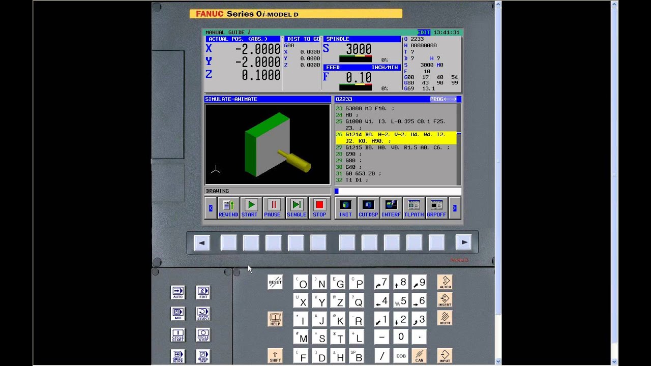 FANUC MANUAL GUIDE i Part 3 Creating a Basic Milling Program