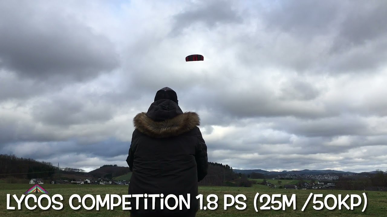 SPIDERKITES Lycos Competition 1.8 PS 20211205 (ca.1 bis 3 Bft)