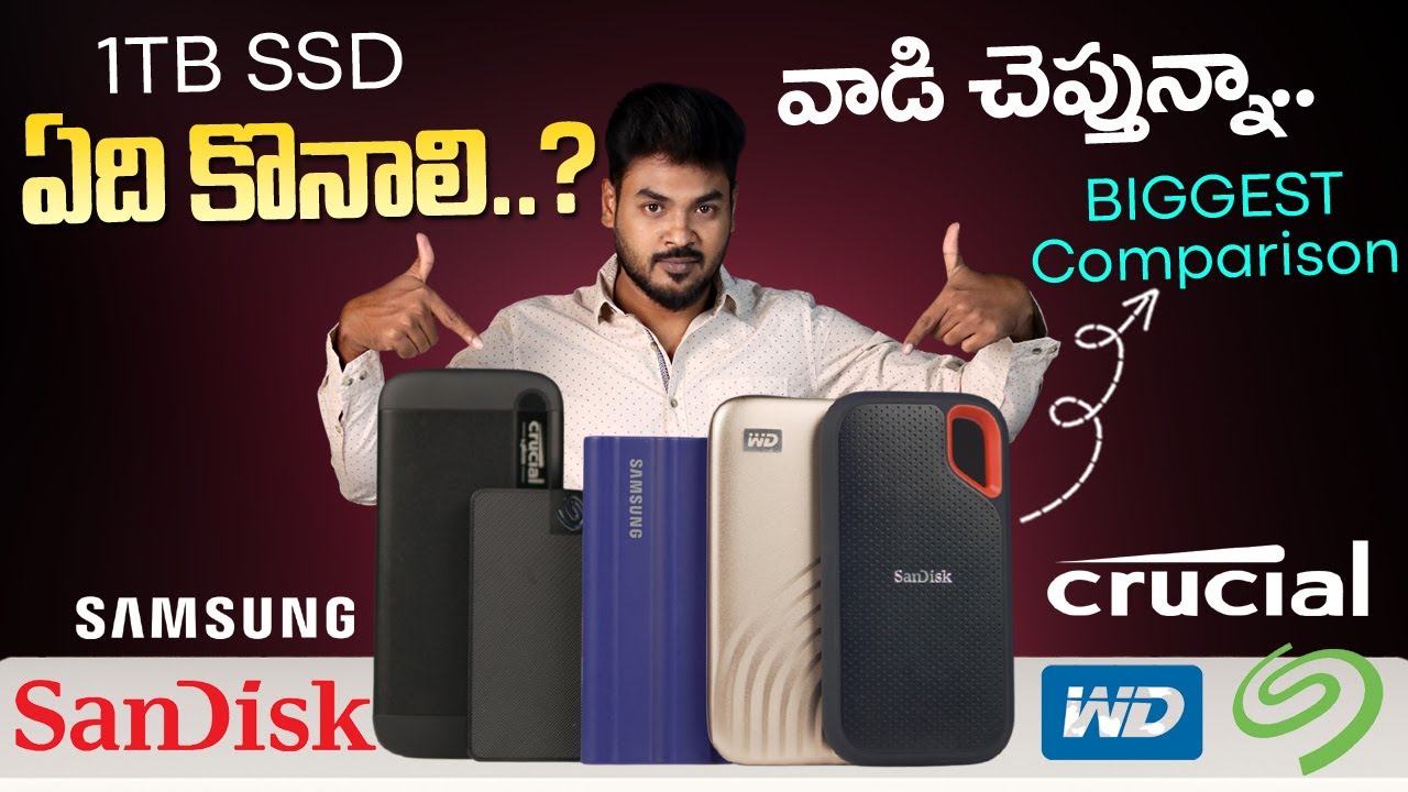 OMG.. 🤯 Biggest 1TB SSD Comparison in Telugu