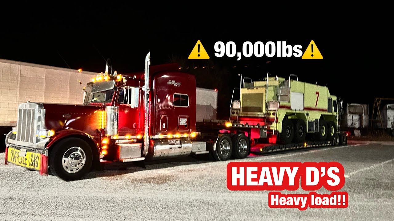 @HeavyDSparks GIVES ME MY FIRST HEAVY HAUL FOR THE NEW RGN TRAILER..90000LBS ACROSS MONTEAGLE MTN!!
