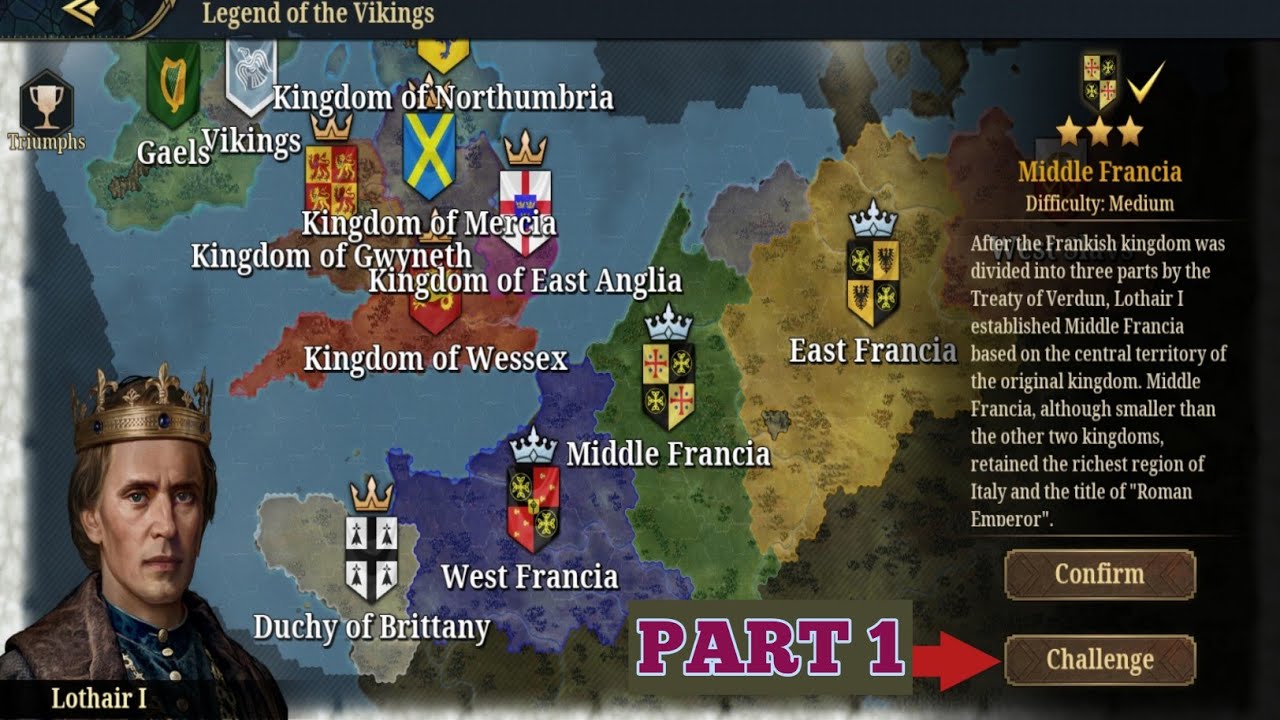 European war 7 midieval Legend of the Vikings challenge part 1