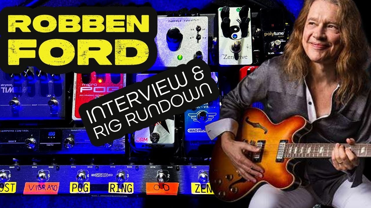 Robben Ford - Interview & Rig Rundown - Dragon Tales Tour 2024 🇺🇸