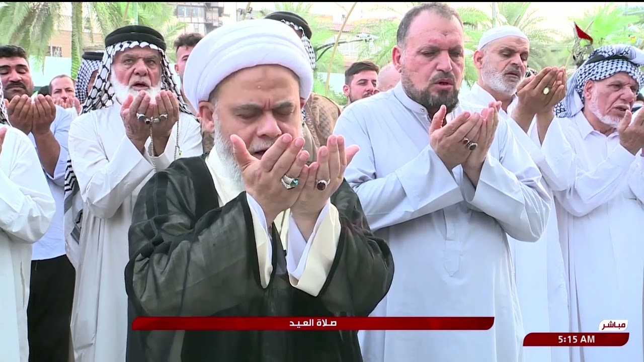 صلاة وخطبة عيد الاضحى المبارك من كربلاء المقدسة - من الحرمين الشريفين