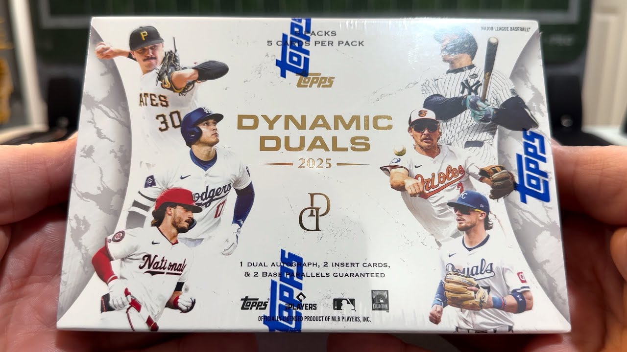 Ripping a 2025 TOPPS Dynamic Duals Baseball Hobby Box