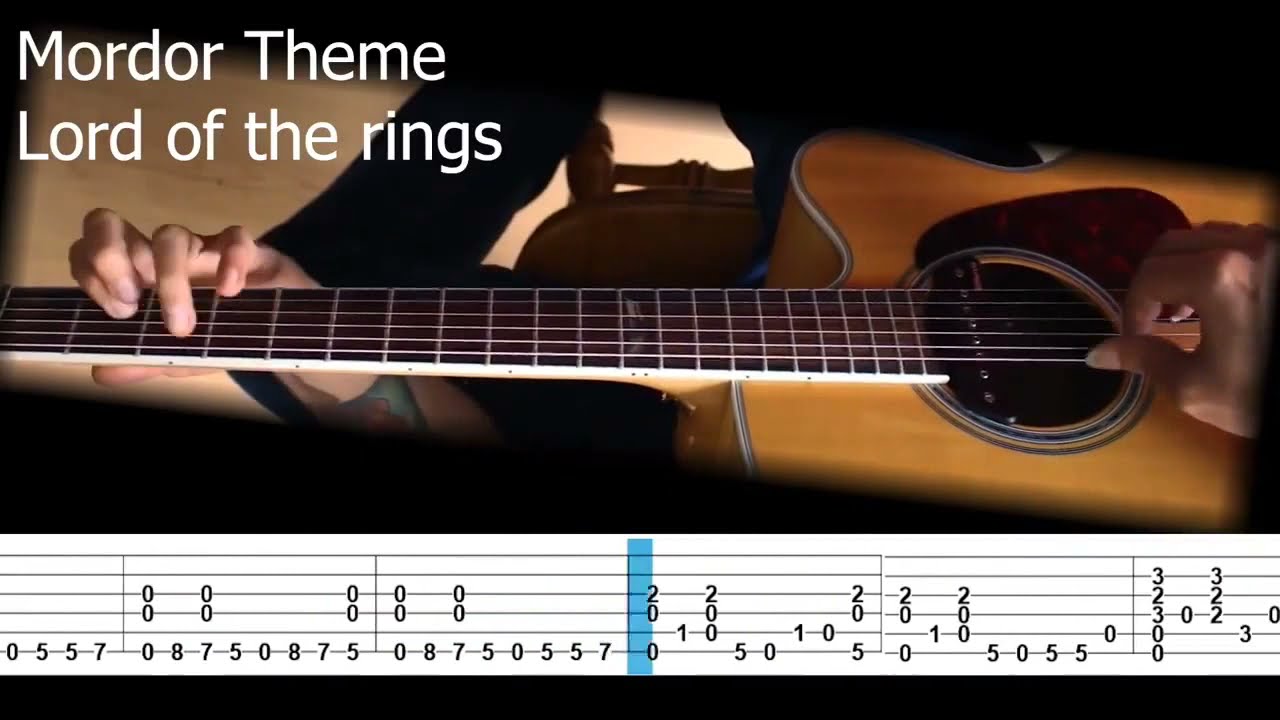 Mordor - Guitar Tab - As requested XD
