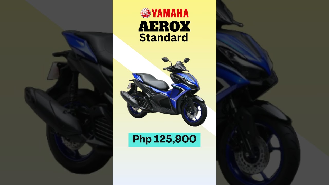 Yamaha Aerox 2025 Standard & SP Colors and Price in the Philippines  #aerox #yamaha