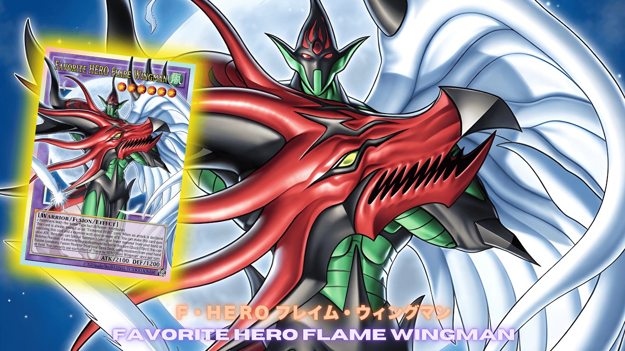 The Favorite HERO !! Favorite HERO Flame Wingman DECK NEW CARD - YUGIOH