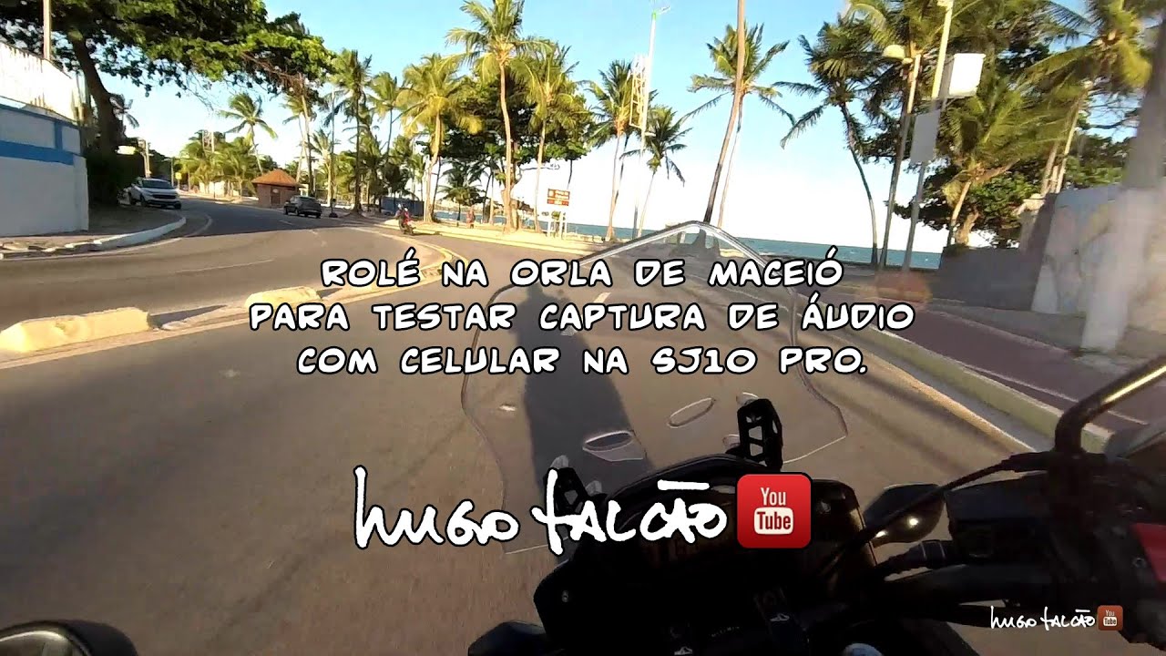 Honda CB 500x - SJCAM SJ10 Pro com captação de áudio pelo celular