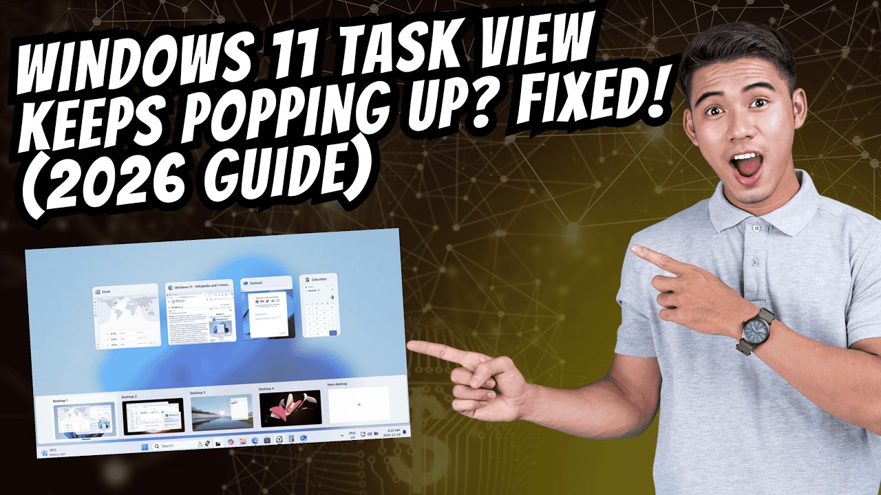 Windows 11 постоянно открывается Task View? РЕШЕНО! (Гайд 2026)