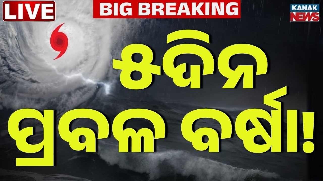 🔴ପ୍ରବଳ ବର୍ଷା ଆଲର୍ଟ Heavy Rain Alert | Low Pressure Alert | Odisha Weather Update | Odisha News