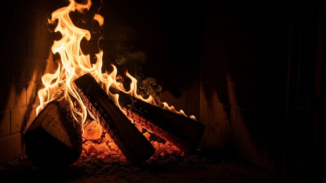 LIVE Peaceful Fireplace – Sleep Better Tonight
