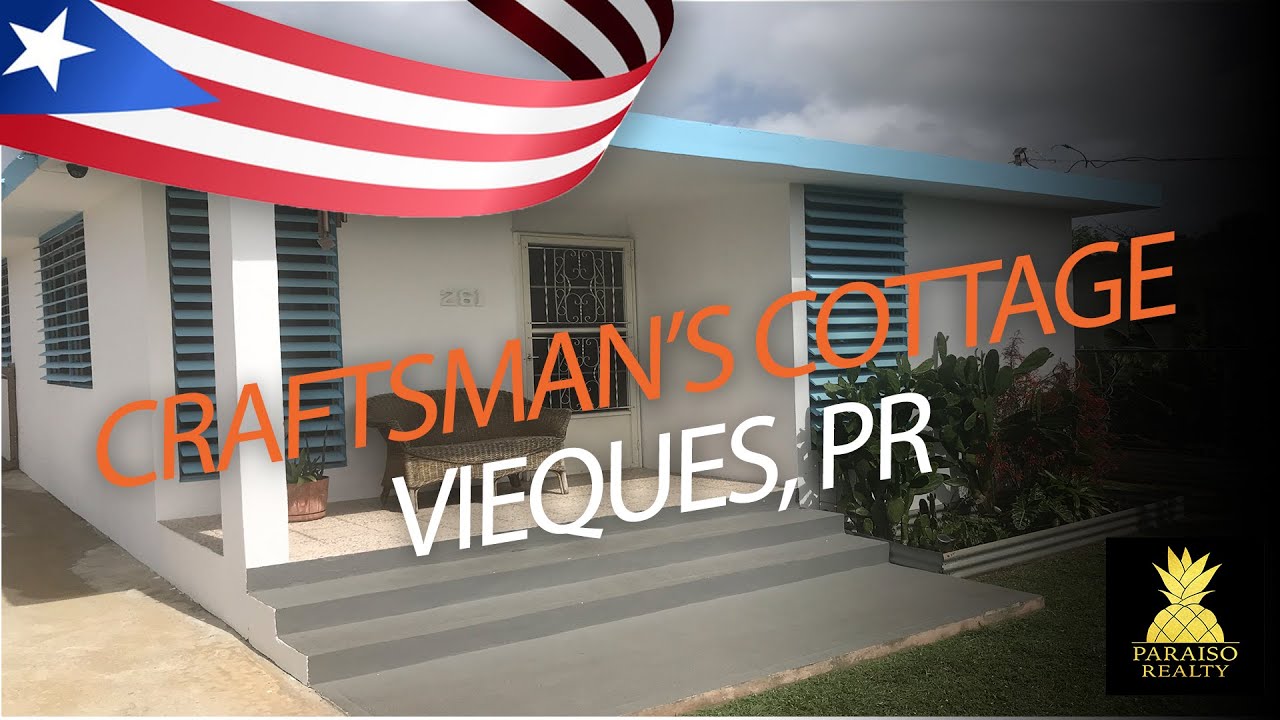 Puerto Rico Real Estate House Tour: Craftsman's Cottage, Vieques Island