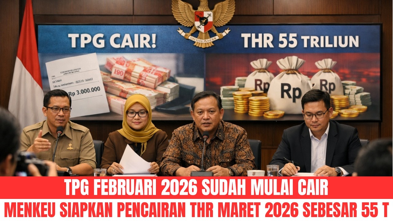 RESMI: TPG FEBRUARI 2026 CAIR MASIF. MENKEU SIAPKAN THR MARET SEBESAR 55 TRILIUN | AL KHOLIF