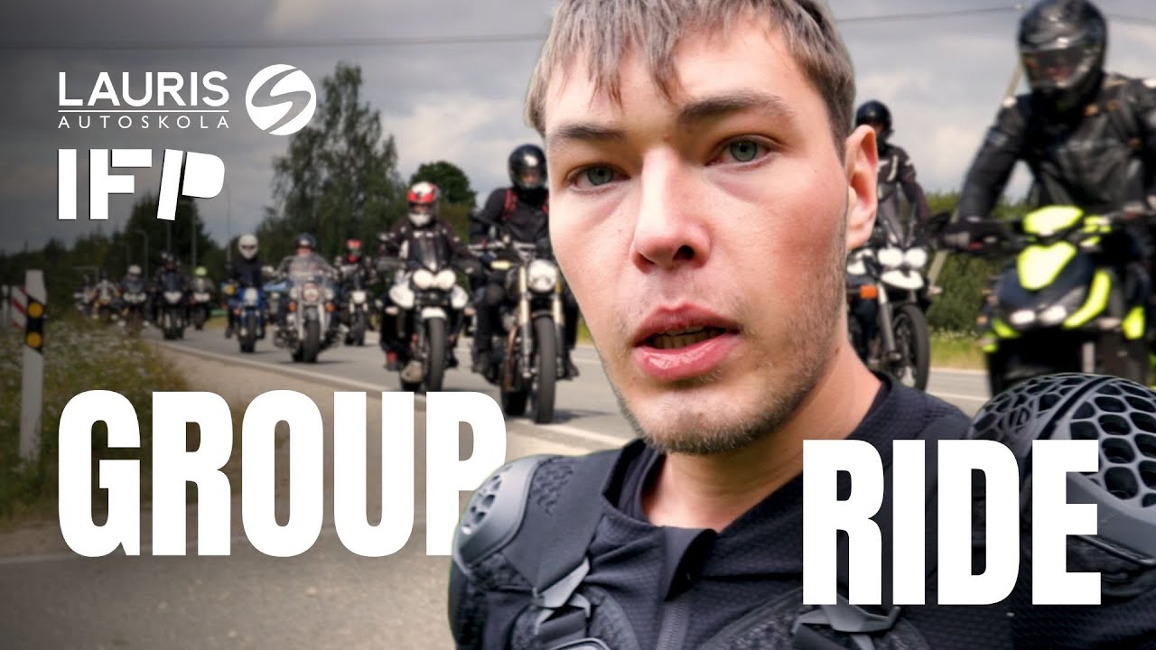40 riders go on a 350km road trip, visiting some of the most beautiful places in Latvia