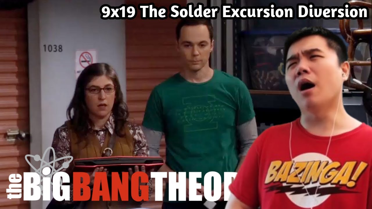 Sheldon's Secret Stash! The Big Bang Theory 9x19- The Solder Excursion Diversion Reaction!