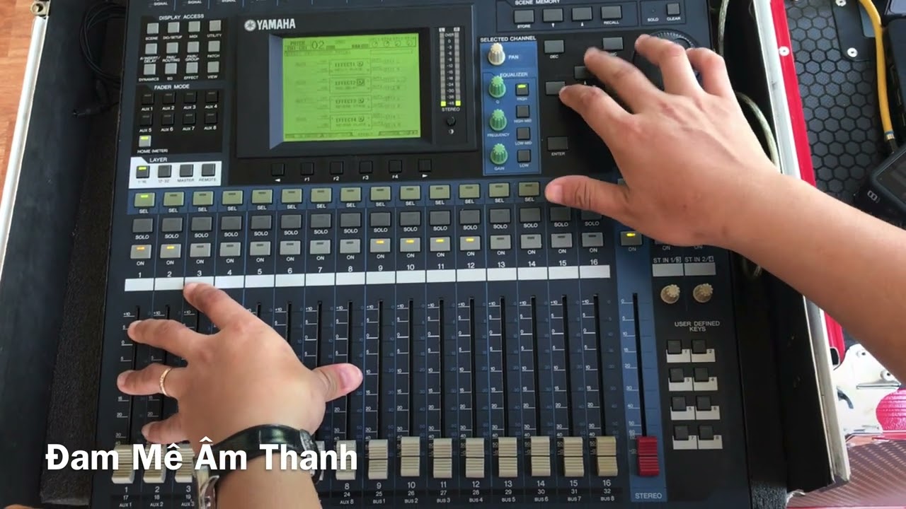 Chia sẻ cách khai báo Effect và chọn Echo+Reverb trên Yamaha 01V96|| Chuỗi series Mixer Yamaha 01v96