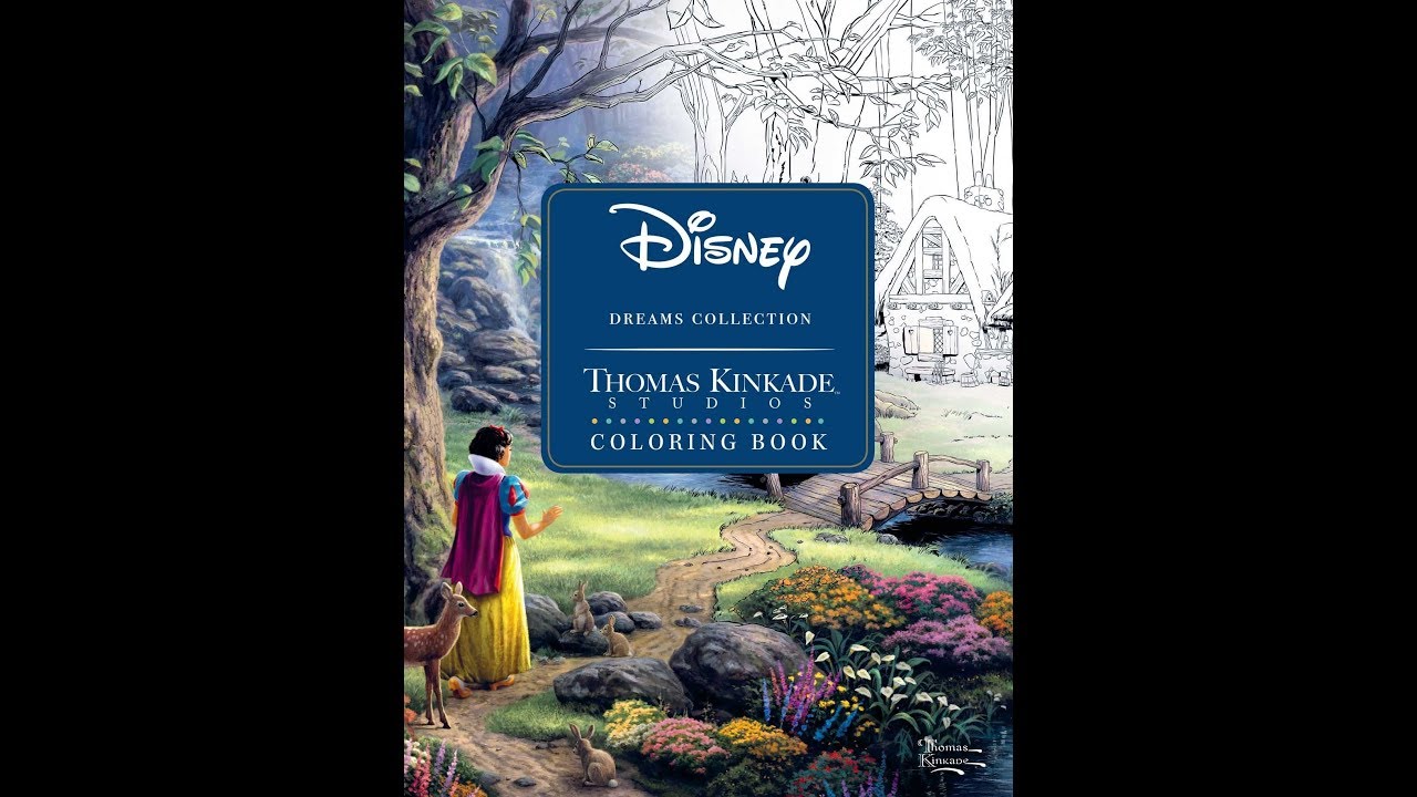 Disney Dreams Collection By Thomas Kinkade/ Coloring book