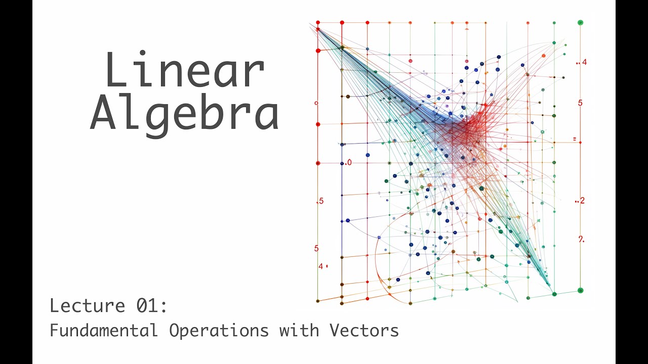 Fundamental Operations with Vectors - Linear Algebra - Lecture 1 (of 23)