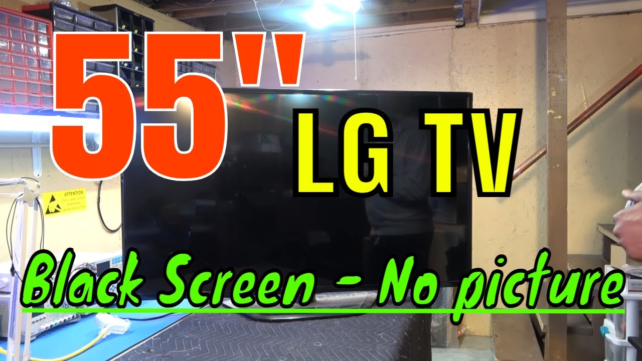 Телевизор LG LED 55 дюймов, только быстрое мигание экрана, нет изображения. Ремонт телевизора LG ...