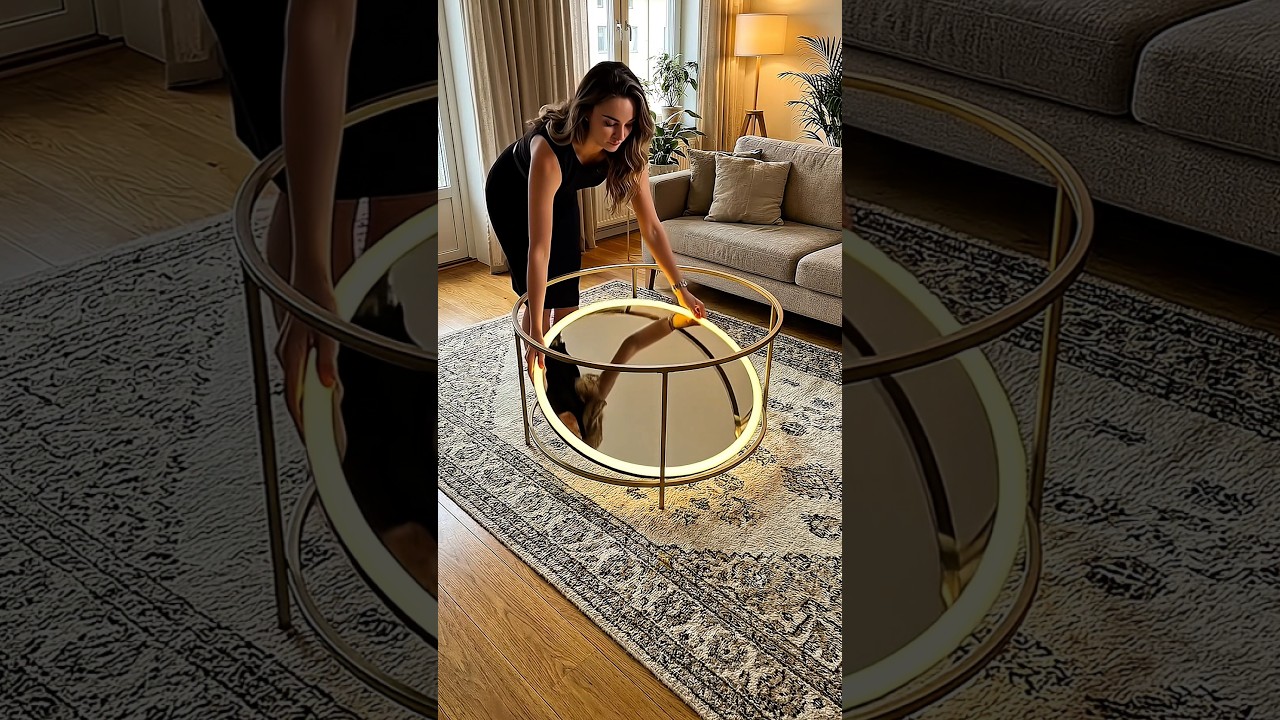 Infinity Portal Coffee Table 😳 Realistic Deep Hole Illusion | Satisfying Build