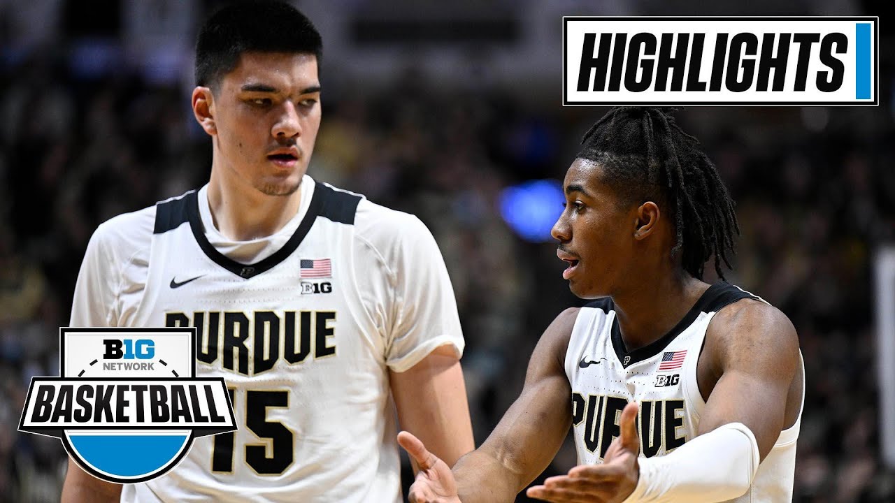 Nebraka at Purdue | Big Ten Men's Basketball | Highlights | Jan. 14, 2022