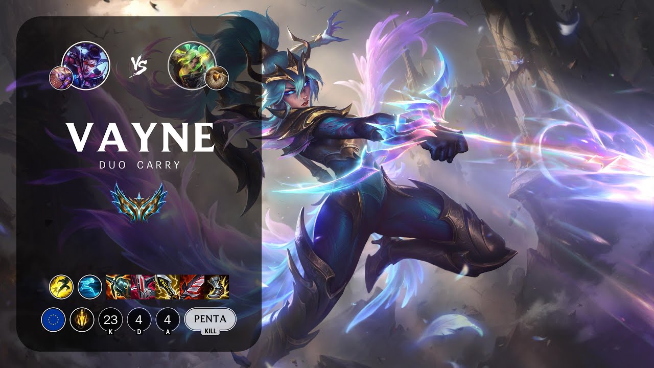 Vayne ADC vs Zeri - EUW Challenger Patch 13.17