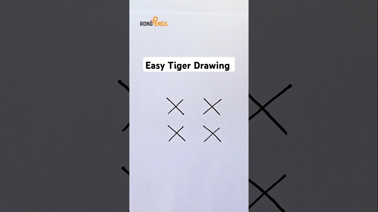 How to draw tiger | Easy tiger drawing | Tiger drawing easy | #tiger #drawingforkids