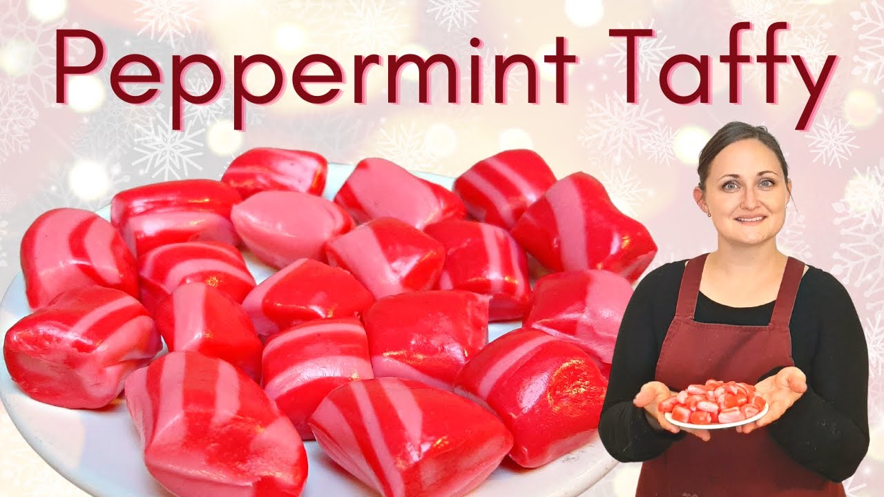 Delightful Peppermint Taffy - Homemade Christmas Candy from 1920's