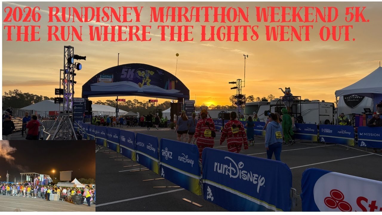 Manny Runs The 2026 Marathon Weekend 5K.  Why Did The Lights Go Out?