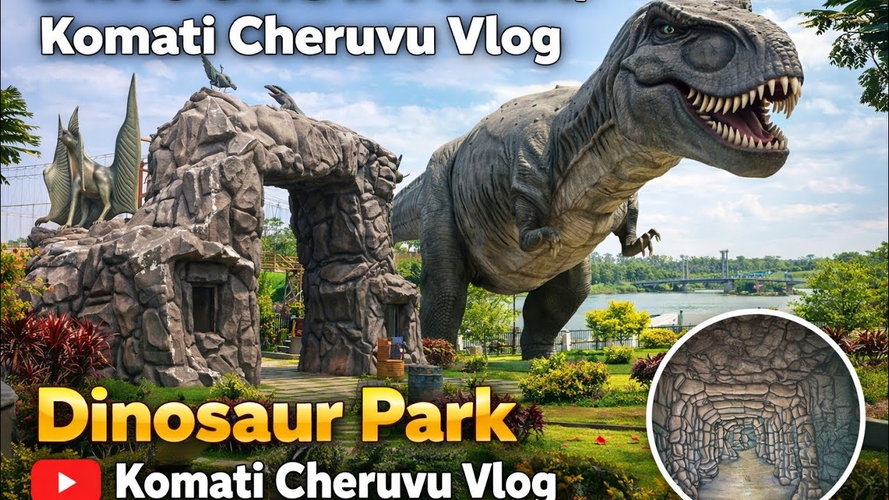 Komati Cheruvu Dinosaur Park Tour | Siddipet Vlog 2026