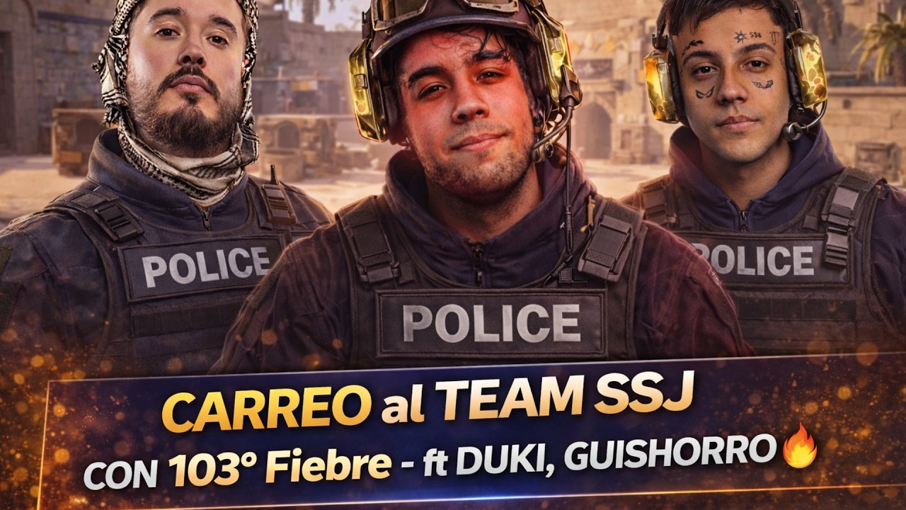 CARREO al TEAM SSJ CON 103° Fiebre - ft DUKI, GUISHORRO🔥
