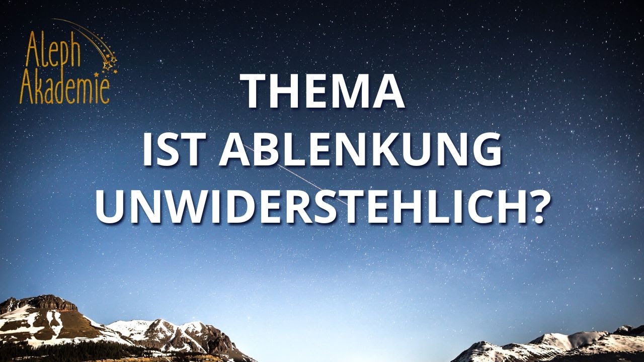 Abgelenkt? Sind 