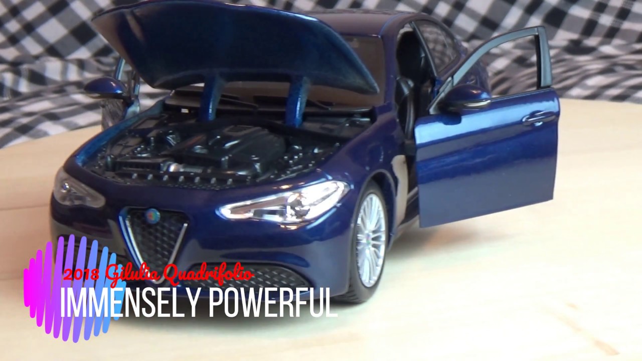 АЛЬФА РОМЕО ДЖУЛИЯ! Unboxing 2018 Alfa Romeo Quadrifoglio by  Bburago!
